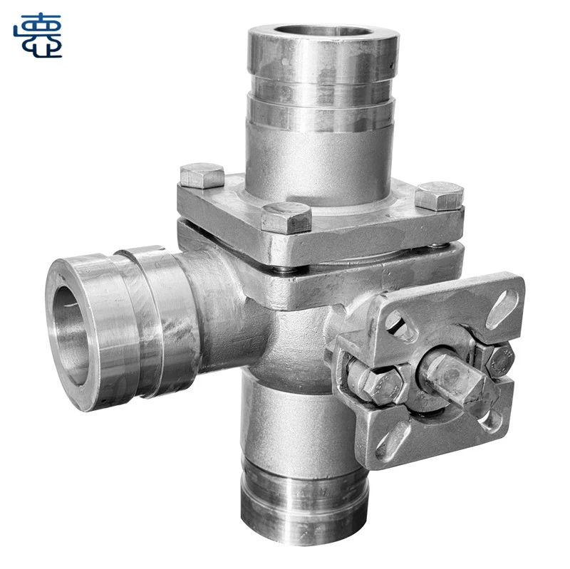 Clamp L-type Three-way Ball Valve